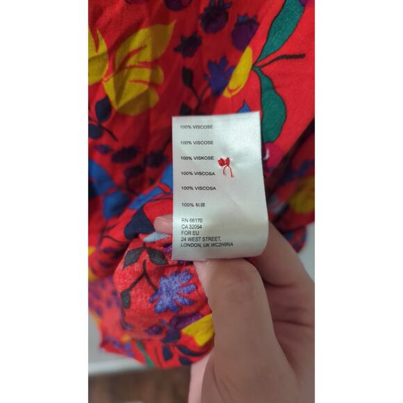 Maeve Anthropologie Blithe Fruit Button Down Blouse NWT - Picture 5 of 6